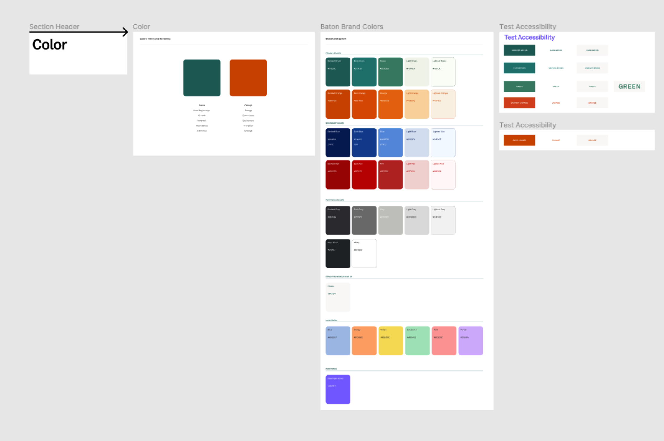 Baton Design System Colors