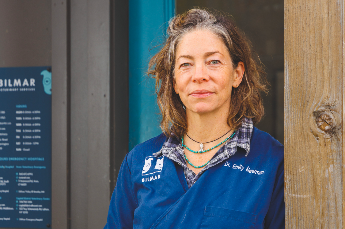Dr. Emily Stanton of Bilmar Veterinary Services in Great Barrington, MA