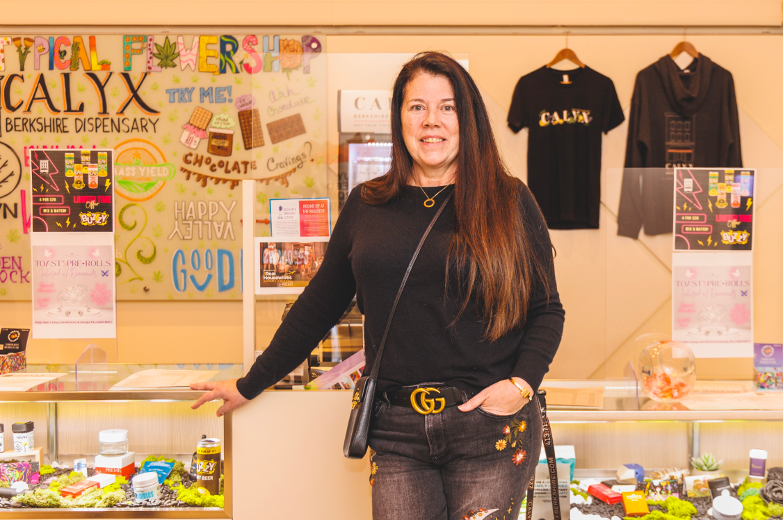 Donna Norman at Calyx Berkshire Dispensary in Great Barrington, MA